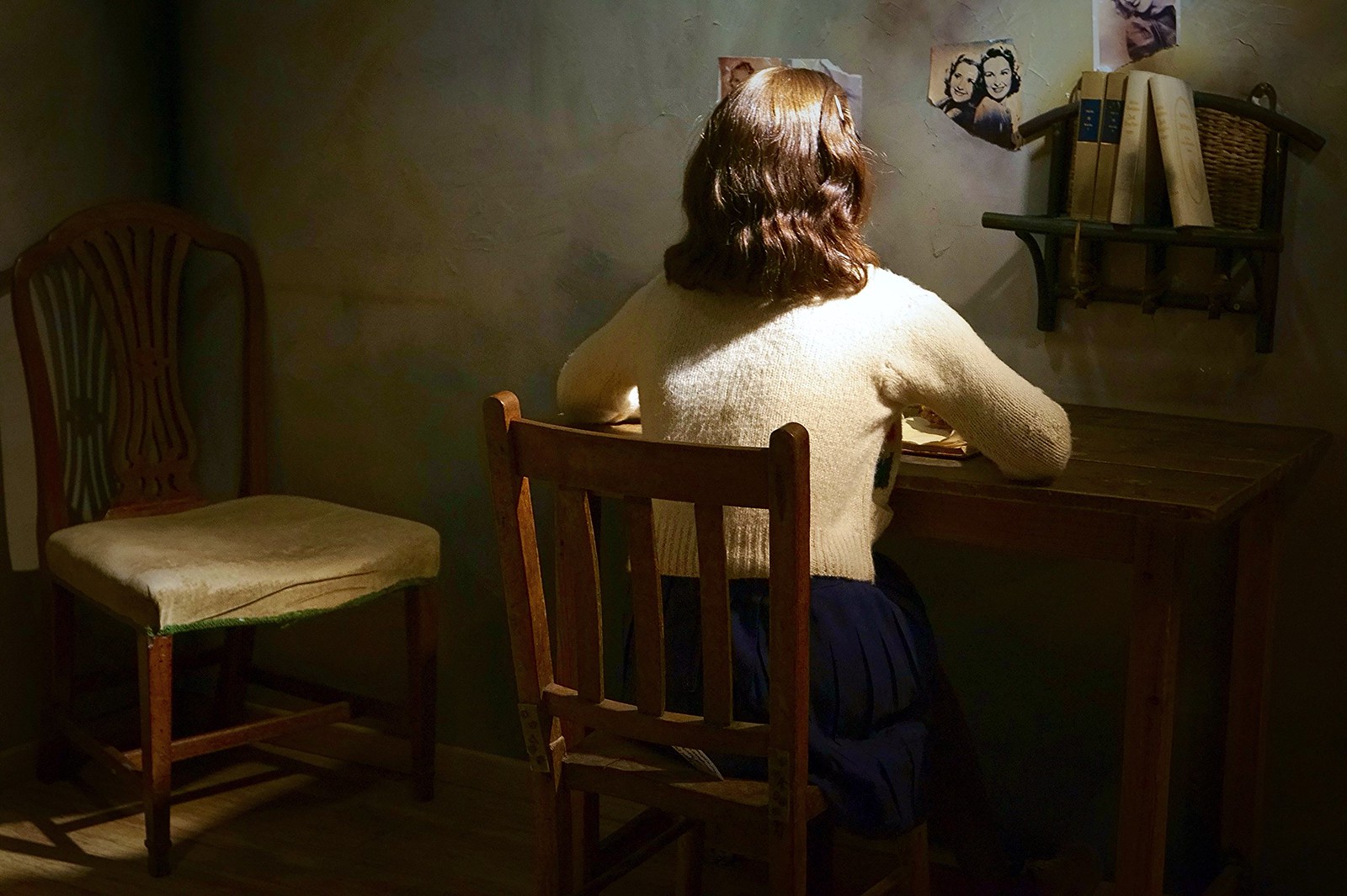 Anne Frank in Madame Tussaud (Bron: Flickr)